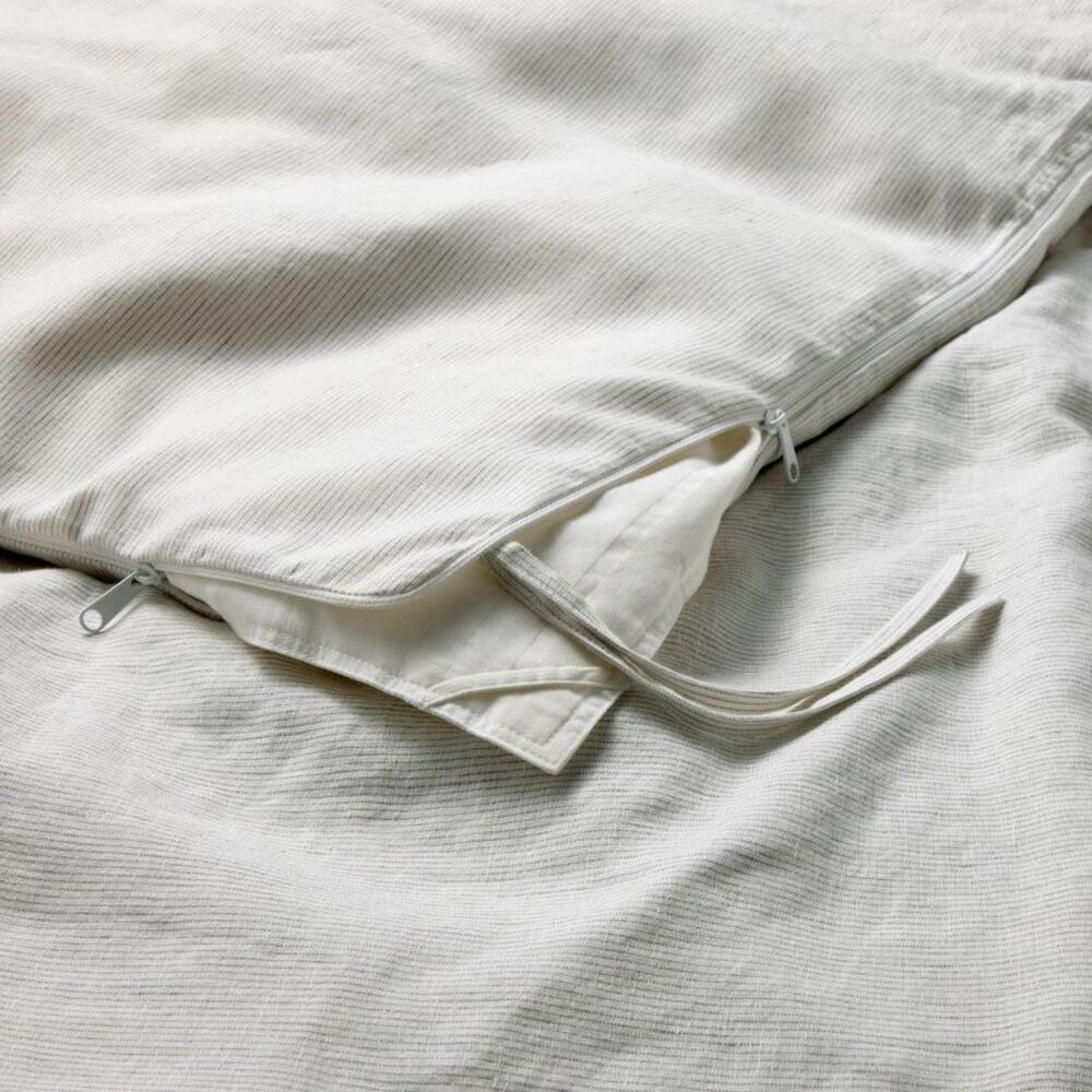 King Linen Duvet Set Light Gray - Casaluna - Picture 4 of 4